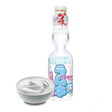 Напиток газированный Hata Kosen Ramune Со вкусом йогурта, 200 мл