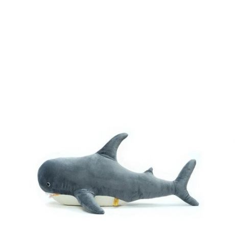 Игрушка мягконабивная Tallula Акула, 95 см, серая
