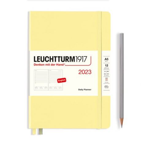 Ежедневник датированный Leuchtturm1917 Medium, 72 листа, ванильный