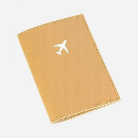 Обложка на паспорт Kokosina Самолет, бежевый
