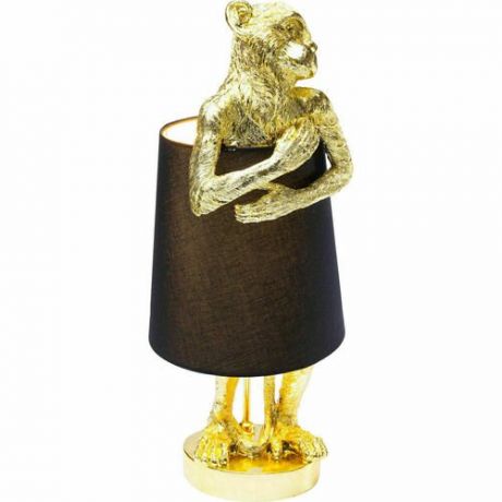 Лампа настольная Обезьяна, 23 х 56 х 23 см, золотая/черная