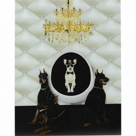 Картина Телохранители пса-короля, 60 х 80 см