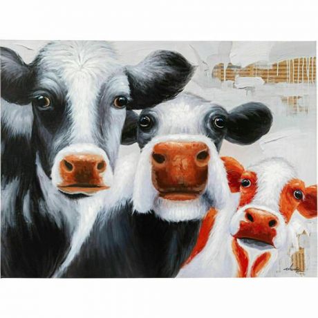 Картина Корова, 90 х 120 х 4 см