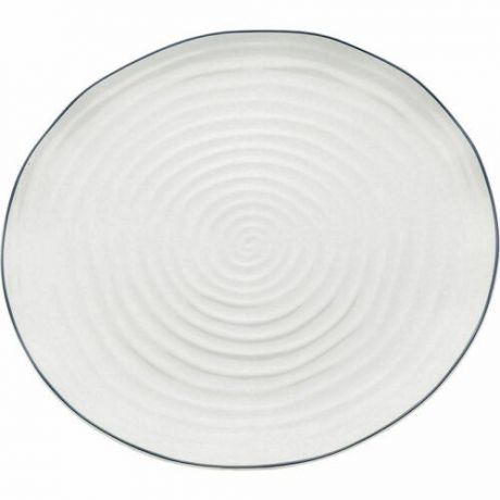 Тарелка Водоворот, 31 х 3 х 31 см, белая