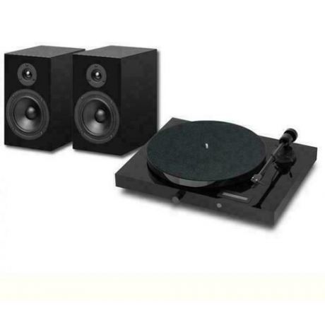 Виниловый проигрыватель Pro-Ject SET Jukebox E1 + Speaker Box 5 Black/Black