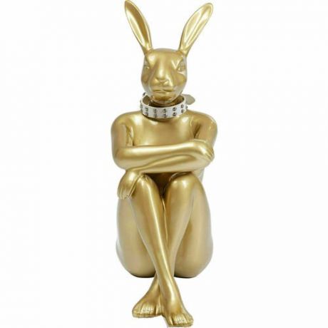 Статуэтка Кролик Гангстер, 35 х 80 х 60 см, золотая