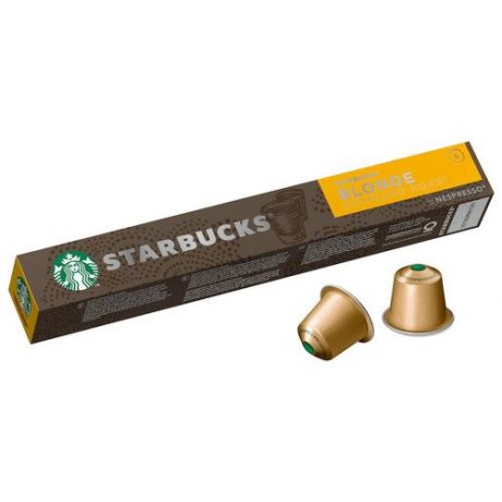 Капсулы Nespresso Starbucks Blond Espresso, 10 шт