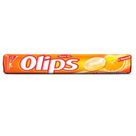 Леденцы Olips со вкусом лимона и апельсина с витаминос С, 28 г