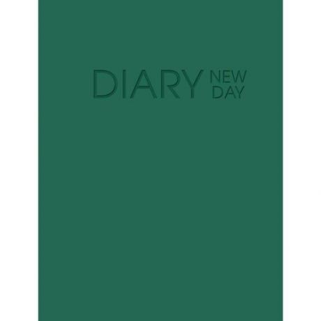 Ежедневник недатированный Listoff New Day, 128 листов, А6, зеленый