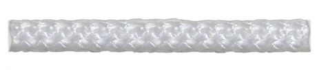 Шнур вязаный полипропиленовый 8 прядей белый d5 мм