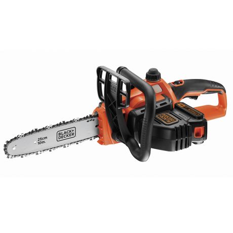 Пила цепная Black+Decker GKC1825L20-QW 10" шаг 3/8" паз 1,1 мм 40 звеньев Li-Ion 18В 2Ач 1 АКБ и ЗУ