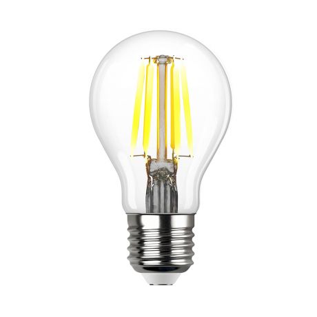 Лампа светодиодная филаментная REV E27 4000К 13 Вт 1300 Лм 220 В груша A60 прозрачная
