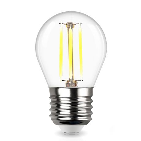 Лампа светодиодная филаментная REV E27 4000К 7 Вт 730 Лм 220 В шар G45 прозрачная