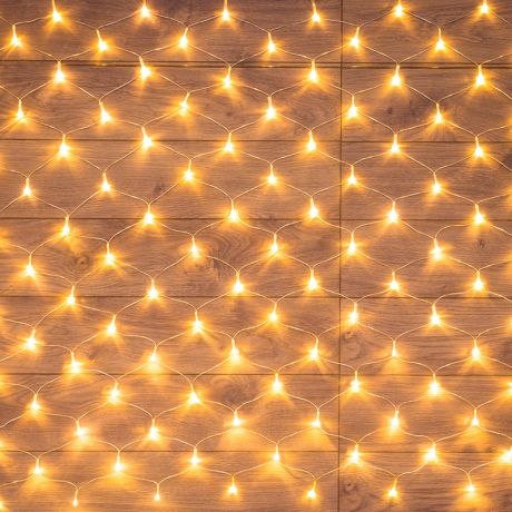 Гирлянда светодиодная Neon-Night Сеть 150 LED свечение теплое белое 1,5х1,5 м (215-126)