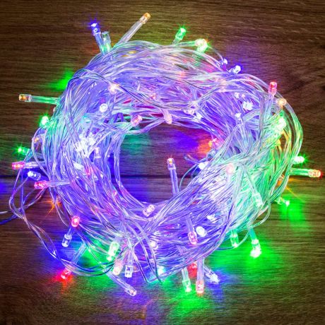 Гирлянда светодиодная Neon-Night Твинкл Лайт 80 LED свечение мультиколор 10 м (303-189)