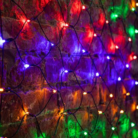 Гирлянда светодиодная Neon-Night Сеть 240 LED свечение мультиколор 2х1,5 м уличная (215-029)