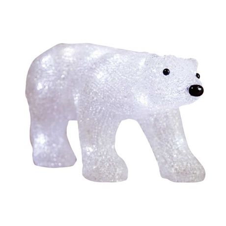 Украшение светодиодное фигура Neon-Night Медведь 24 LED свечение белое 34,5 см (513-315)