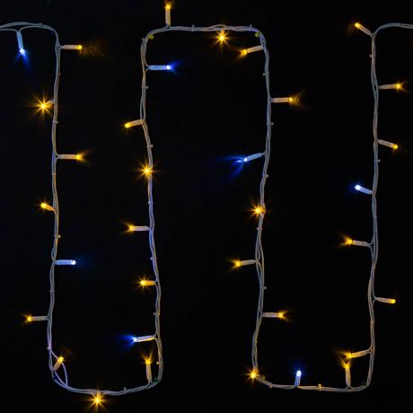 Гирлянда светодиодная Neon-Night Дюраплей 200 LED свечение желтое 20 м уличная (315-181)