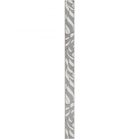 Плитка бордюр Axima Андалусия серо-белая 500x35x8 мм