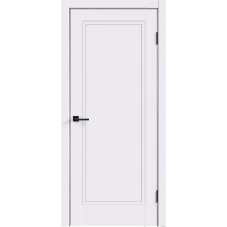 Дверь межкомнатная Ольсен P4 700х2000 мм эмаль белая глухая с замком