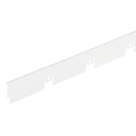 Элемент для потолка грильято GL15 75х75х37х15 мм обрамляющий профиль L 0,6 м белый
