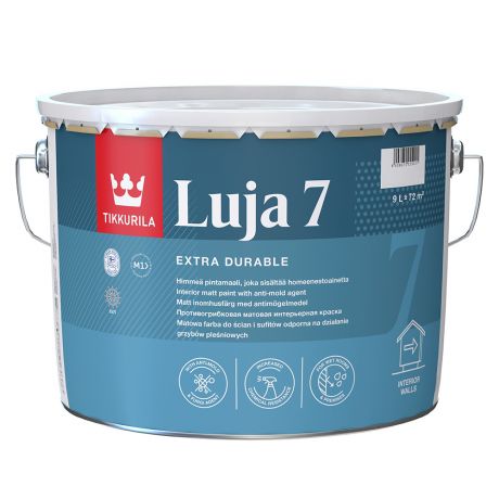 Краска моющаяся Tikkurila Luja 7 Himmea база С бесцветная 9 л