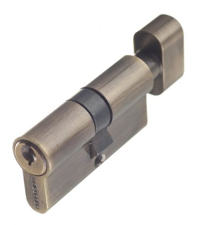 Цилиндр Palladium AL 60 T01 AB 60 (30х30) мм ключ/вертушка античная бронза