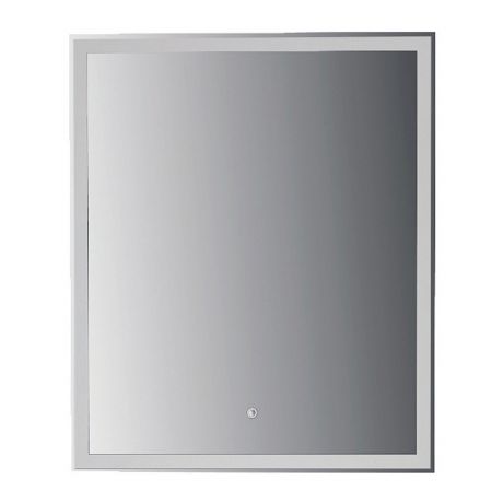 Зеркало АСБ-Мебель Диана 710х850 мм с подсветкой белое с сенсорным выключателем