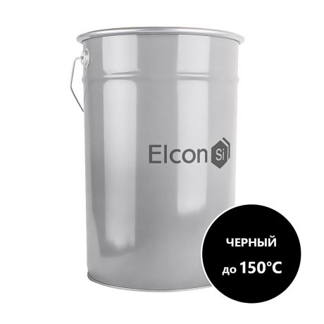 Эмаль антикоррозионная Elcon ОС-12-03 черная матовая 25 кг