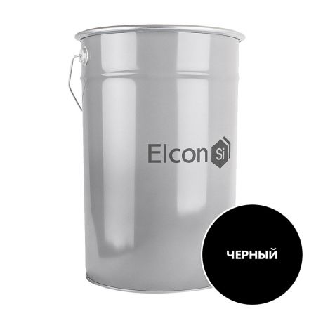 Грунт-эмаль по ржавчине 3в1 Elcon черная RAL 9005 матовая 25 кг