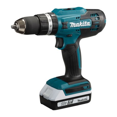 Дрель-шуруповерт аккумуляторная ударная Makita HP488DWE (HP488DWE) 18В 2х1,5Ач Li-Ion 2 АКБ иЗУ