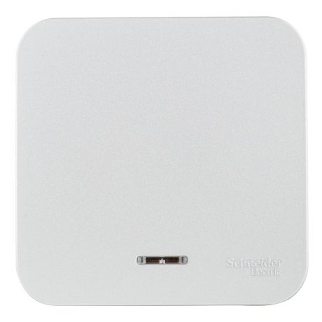 Переключатель Schneider Electric Blanca BLNVA106113 одноклавишный открытая установка алюминий IP20 с подсветкой