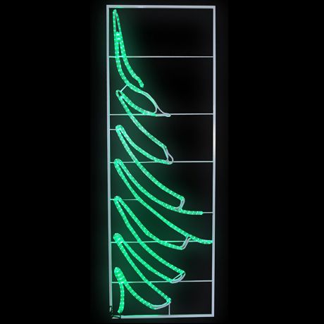 Украшение светодиодное фигура Neon-Night Елочка свечение зелёное 200 см уличное (501-352)