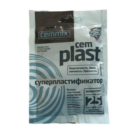 Добавка суперпластификатор CemMix CemPlast концентрат саше 50 мл