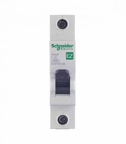 Автоматический выключатель Schneider Electric Easy9 (EZ9F34120) 1P 20А тип С 4,5 кА 220 В на DIN-рейку
