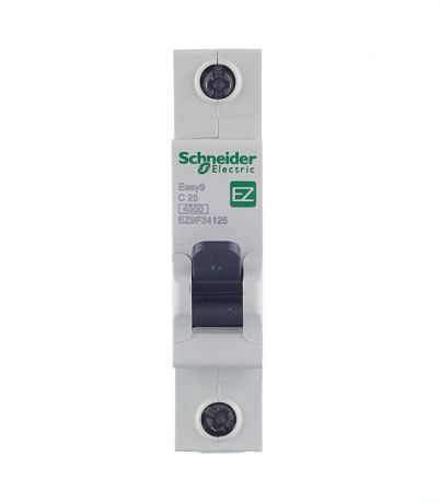 Автоматический выключатель Schneider Electric Easy9 (EZ9F34125) 1P 25А тип С 4,5 кА 220 В на DIN-рейку