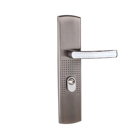 Ручка дверная Стандарт с подсветкой PH-CT222-L левая прямоугольная розетка (матовый никель)