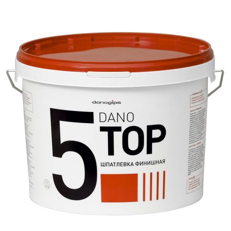 Шпатлевка финишная Danogips Top 5 10 л/16,5 кг
