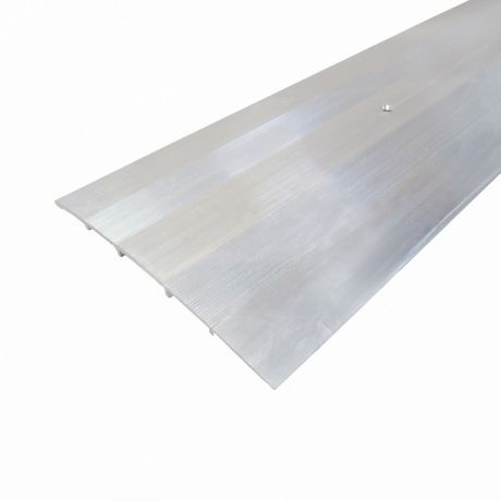 Порог алюминиевый одноуровневый стык 100х1800 мм без покрытия