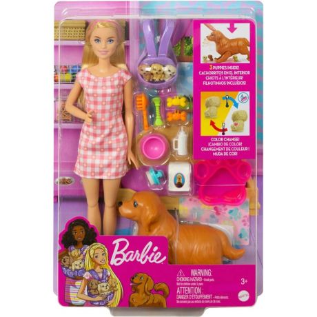 Mattel Barbie Новорожденные щенки HCK75