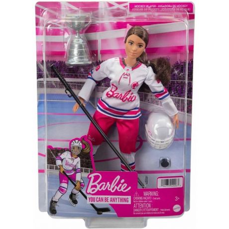 Кукла Mattel Barbie Зимние виды спорта Хоккеист HFG74