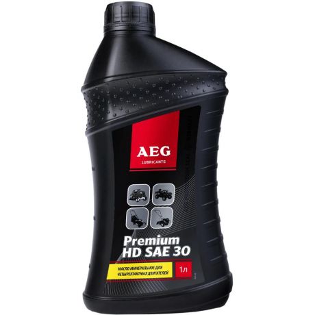 Масло 4-х тактное AEG Lubricants Premium HD SAE 30 API SJ/CF 4Т 0,6л 33290