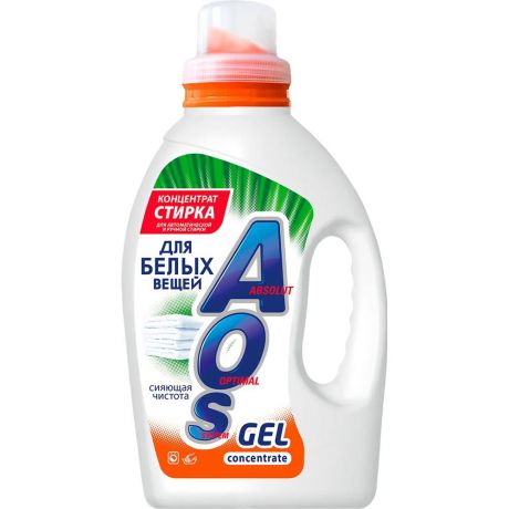 AOS Жидкое средство для стирки гель Для белых вещей, 1,3 л.