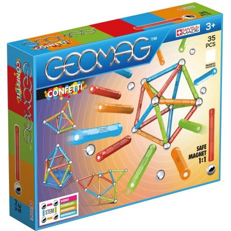 Конструктор магнитный Geomag (CONFETTI 35 дет.)