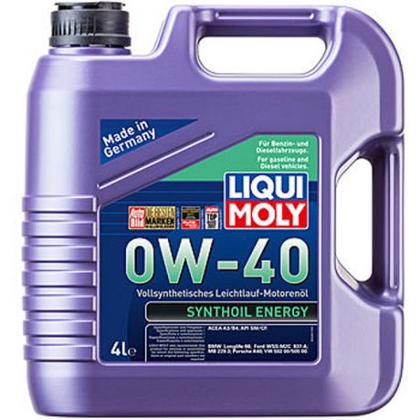 Масло моторное Liqui Moly Synthoil Energy 0W-40 4л