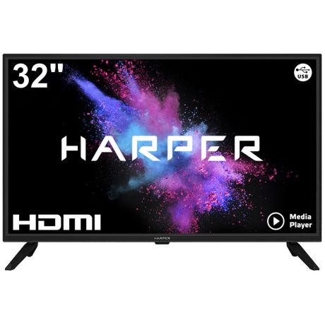 Телевизор 32" Harper 32R470T (HD 1366x768) черный