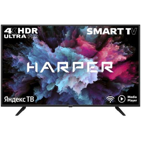 Телевизор 65" Harper 65U660TS (4K UHD 3840x2160, Smart TV) черный