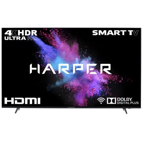 Телевизор 50" Harper 50U750TS (4K UHD 3840x2160, Smart TV) черный