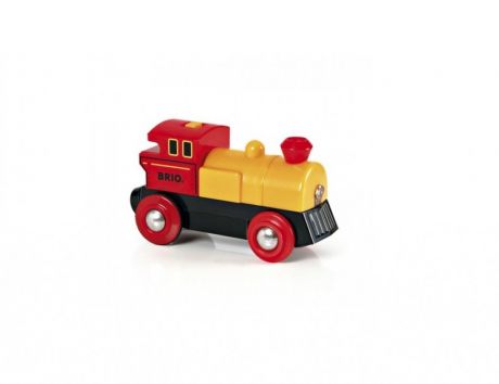 Brio Локомотив желтый 33594