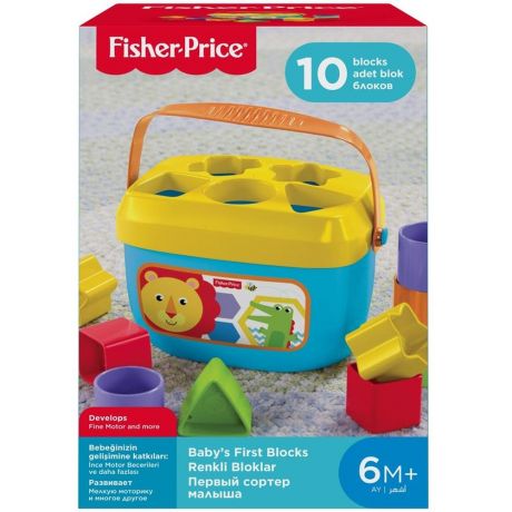 Развивающая игрушка Mattel Fisher-Price Первые кубики малыша FFC84
